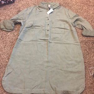 Pastel Fade Shirt Dress